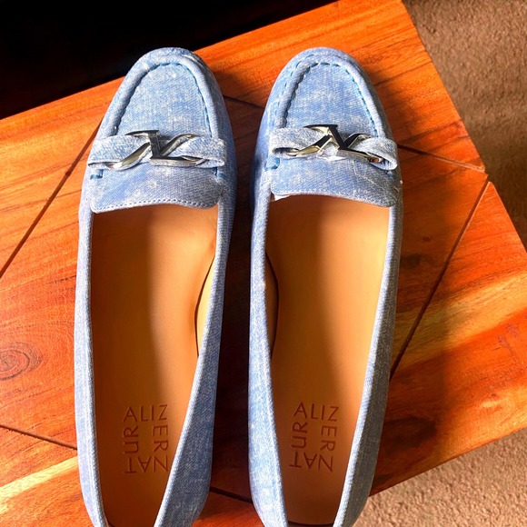 Naturalizer Aliz Loafers Denim Blue Slip On Comfort Casual Shoes 8.5 - Picture 11 of 15